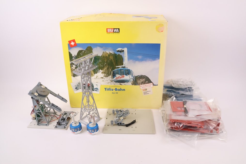 Brawa H0 - 6330 - Modellvonat terepasztal (1) - Titlis-Bahn kabinos felvonó #1.0