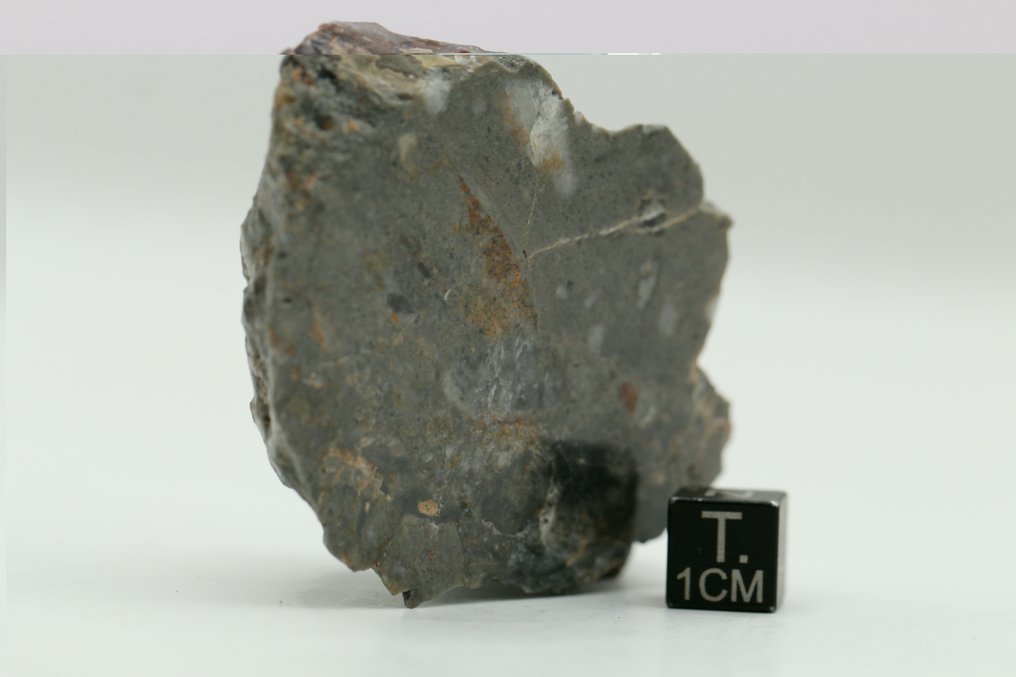 Holdmeteorit Touat 008 Lunar Troctolitiic melt breccia meteorite, rendkívül ritka Lunar, ez csak 5 ilyen Lunar - 70.3 g #2.1