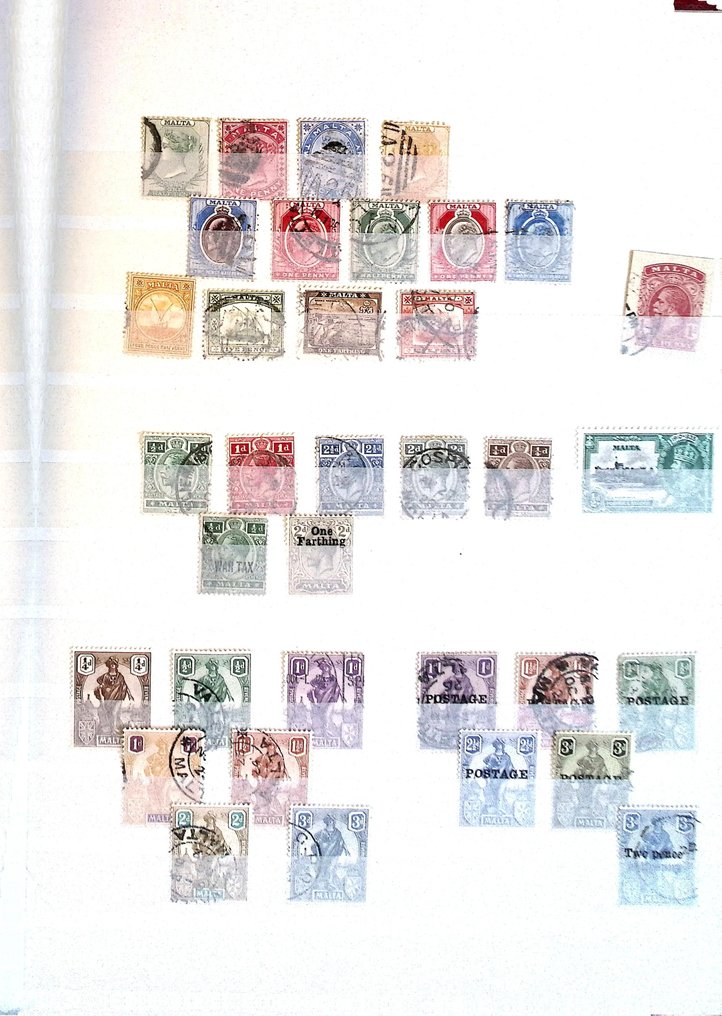 歐洲  - 三张专辑、卡片和纸张，主要包括马耳他、BRD 柏林、意大利和马耳他骑士团。 #1.0