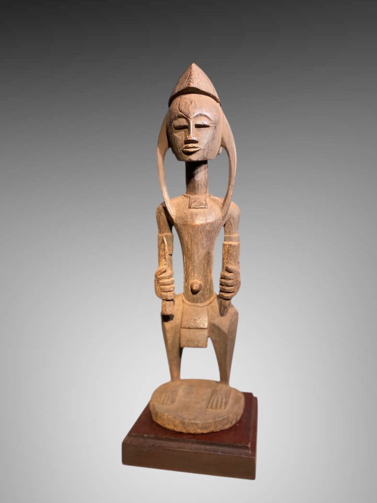 Außergewöhnliche Bamana-Skulptur (45 cm) - Bamana auf Sockel - Bambara - Mali #3.2