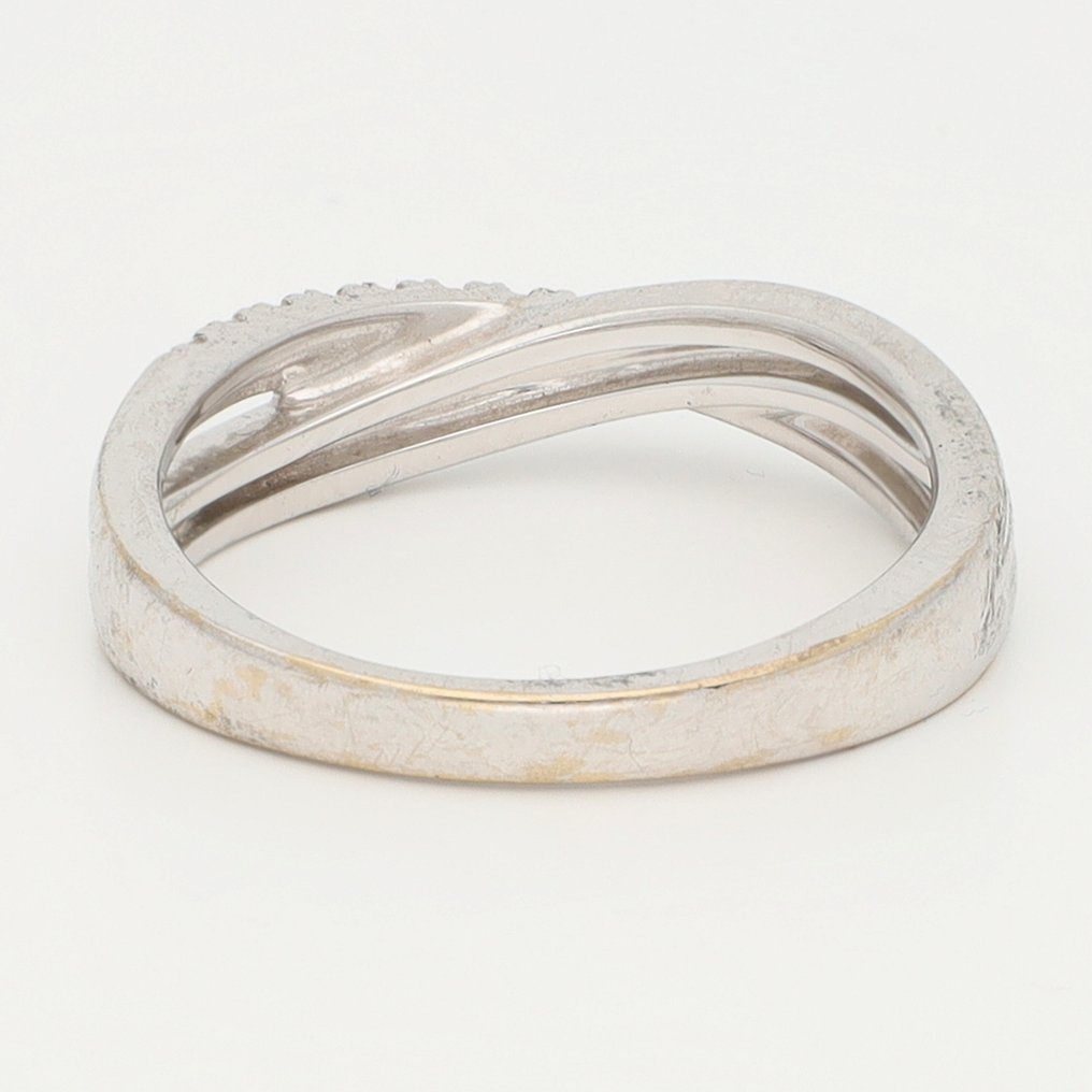 Δαχτυλίδι - 18 καράτια Λευκός χρυσός Διαμάντι (Φυσικό)  #3.2