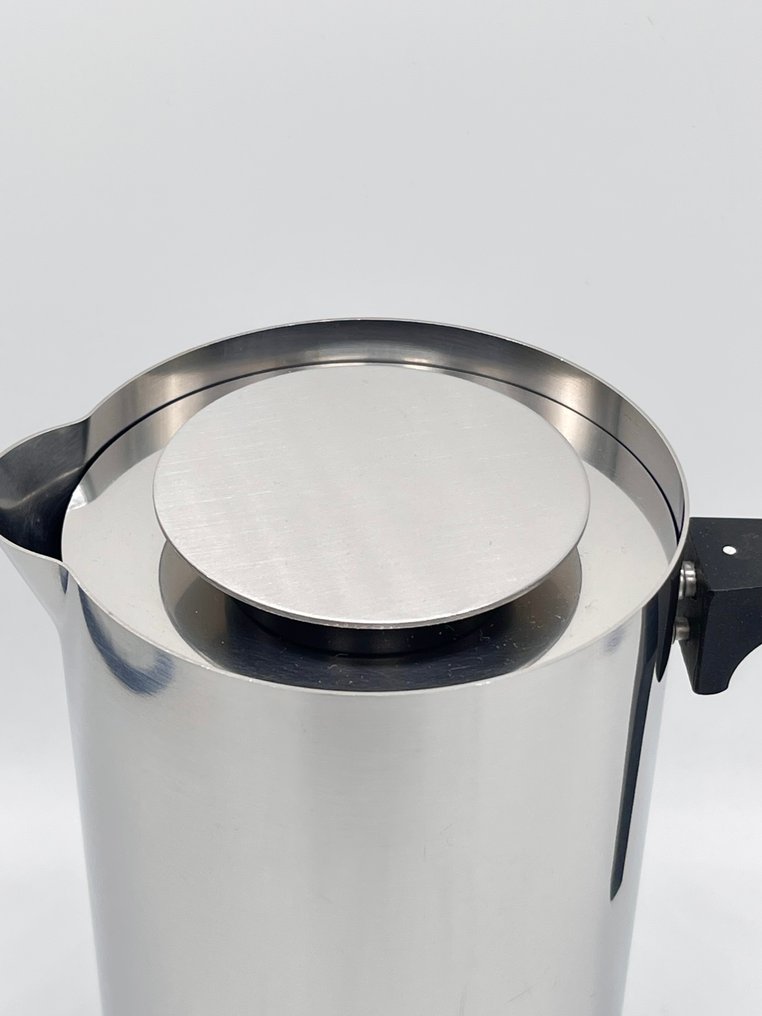 Stelton - Arne Jacobsen - Serviço de café e chá - Cylinda line - Aço, Baquelite - cafeteira francesa #2.1