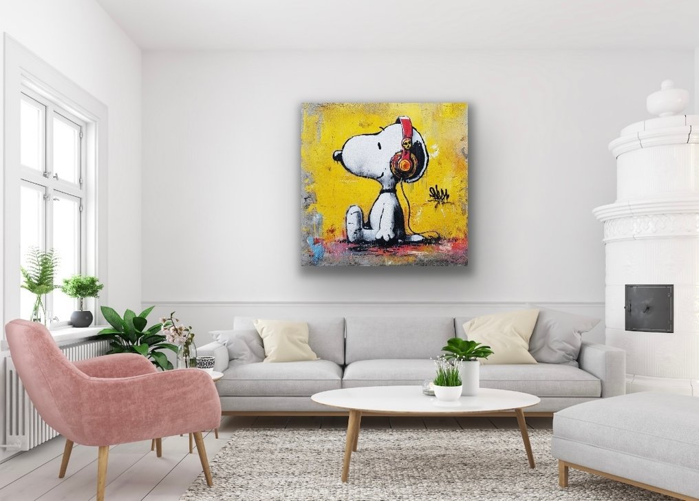 ERIC BRUMETTE - DJ SNOOPY DOG SAVED MY LIFE - Toile L #2.1