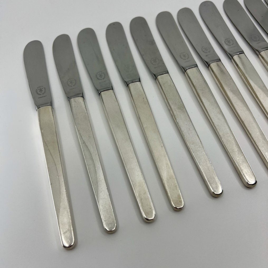 Pott - Servizio di posate per 12 (12) - .800 argento - Design: Carl Pott, 1952 #4.3