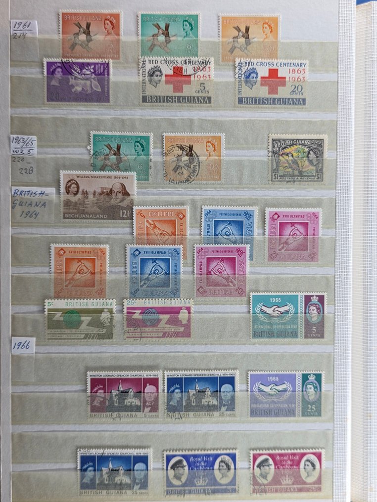 Guiana 1877/1988 - Colecție în registrul de stoc #4.3