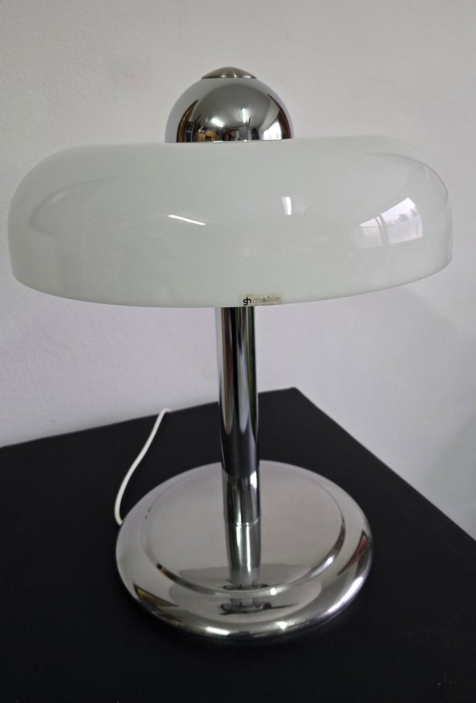 Harvey Guzzini, Meblo - Harvey Guzzini - Schreibtischlampe - Brumbury/Pilz - Acryl - RARE/Meblo/Guzzin #4.3