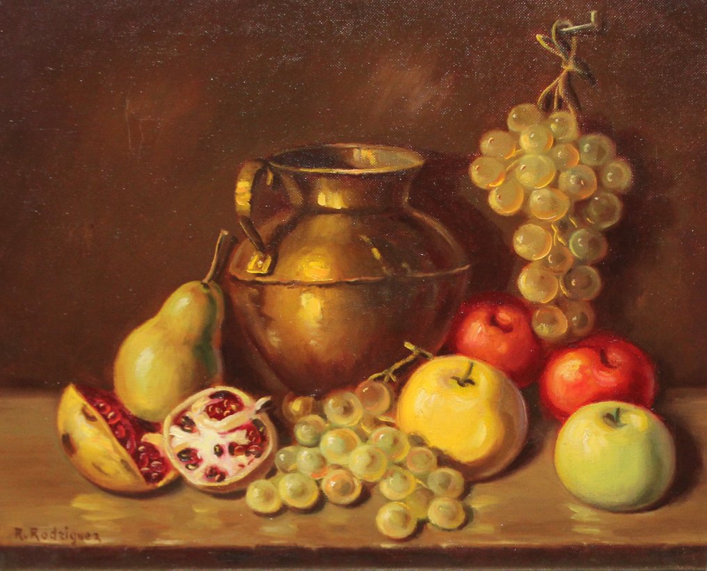 Spaanse school (XX) - Frutas de otoño #1.0