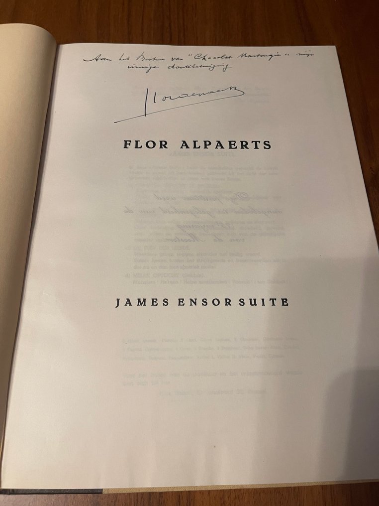 Signed, Flor Alpaerts - Flor Alpaerts - 1951 #4.3