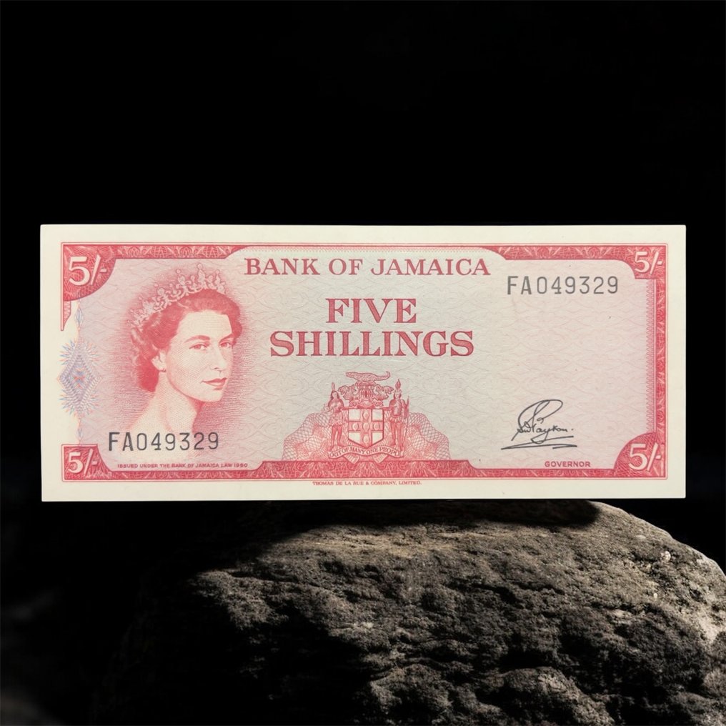 Jamaica. - 5 Shillings L.1960 - Pick 51Ab (No reserve price) #1.0