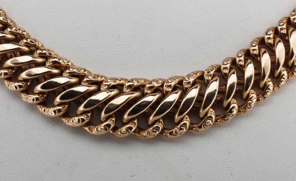 Zonder minimumprijs - Halsketting - 18 karaat Geel goud #2.1