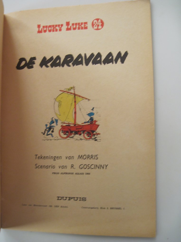 Lucky Luke 24 & 27 - De Karavaan / Het 20ste Cavalerie - 2 Album - First edition - 1964/1965 #4.3