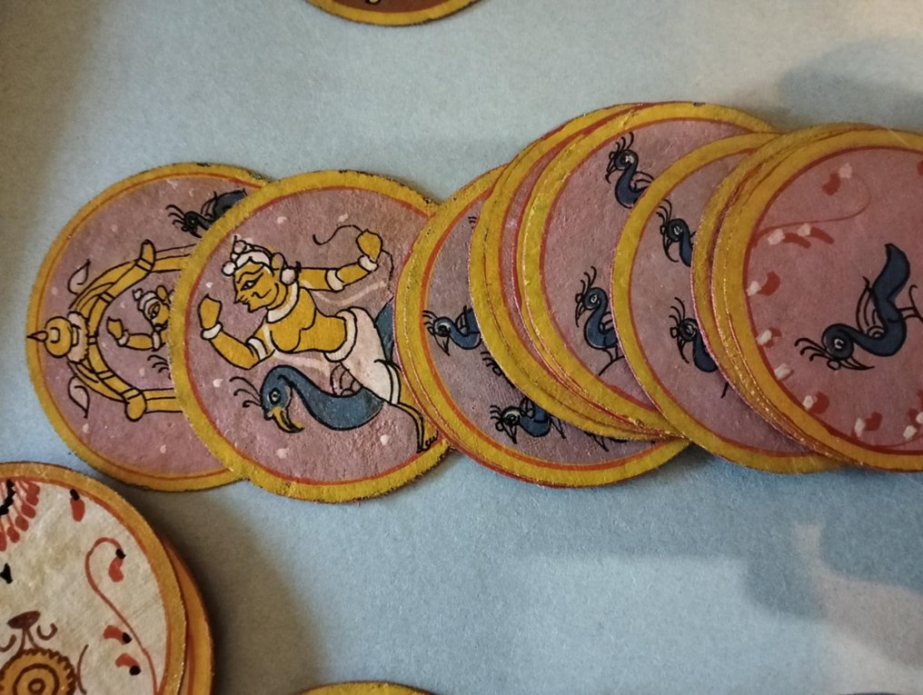 Dashavatari Ganjifa - Palm - India - Early 20th century #4.3