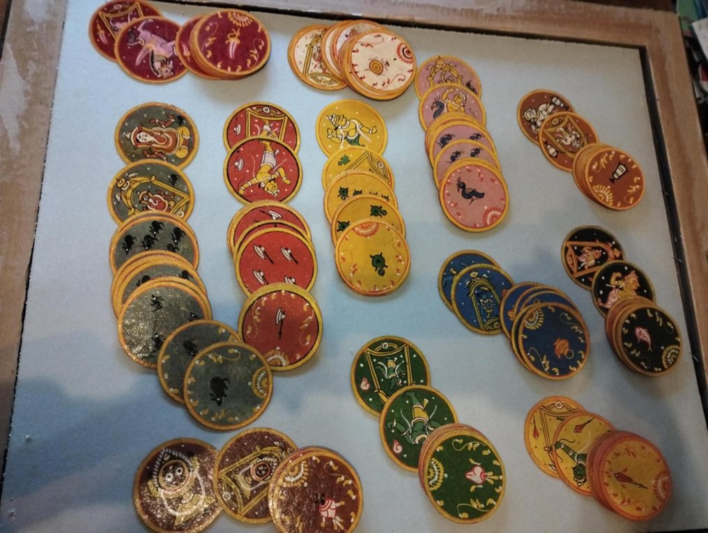 Dashavatari Ganjifa - Palm - India - Early 20th century #1.0