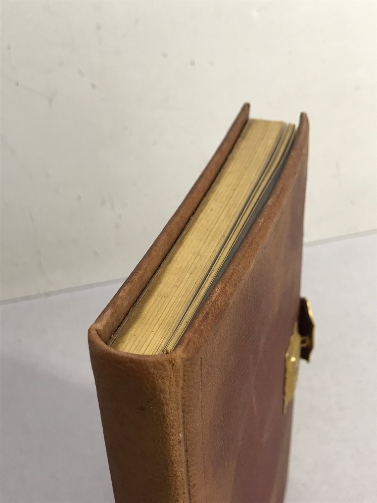 Signé; Général de Miribel, Marquis des Roys, Frédiric Febvre, Comte d'Alsace, e.a. - [Manuscrit] Carnet - Journal en plein cuir avec 9 lettres manuscrites - 1871-1892 #3.2