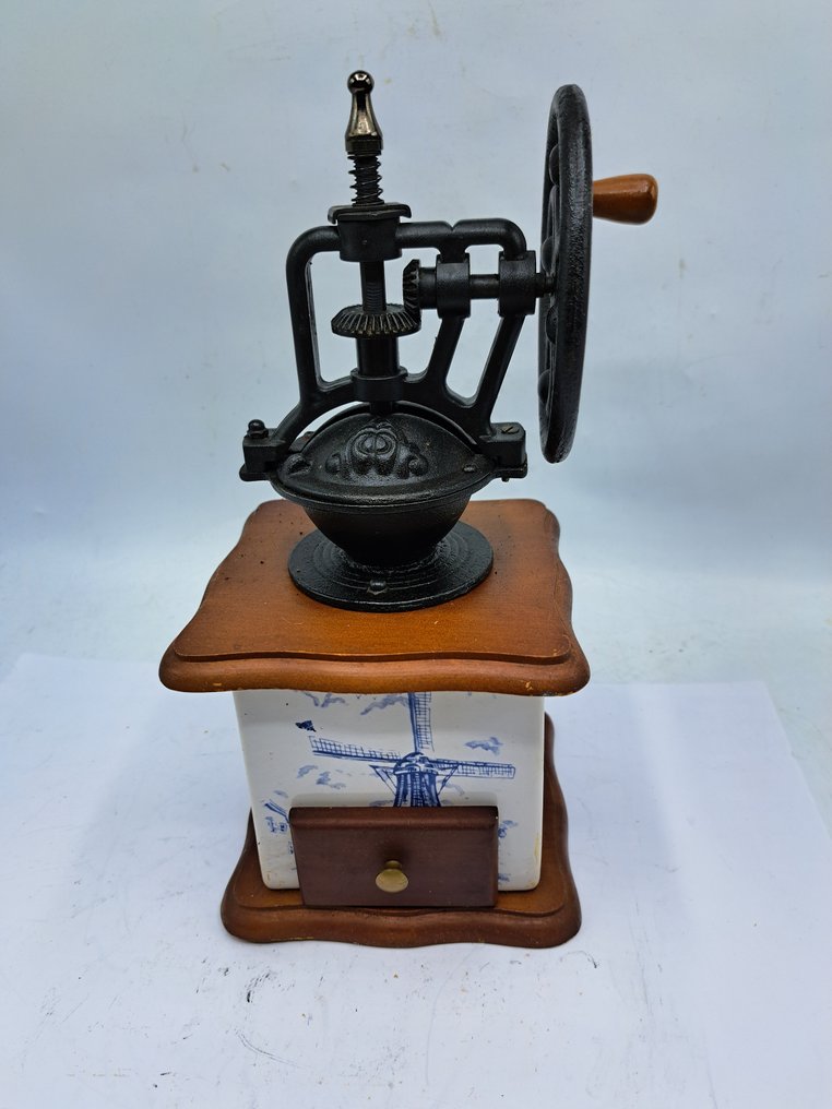 Macinacaffè - meccanico - Ghisa - Handmolen Delfts blauw #1.0