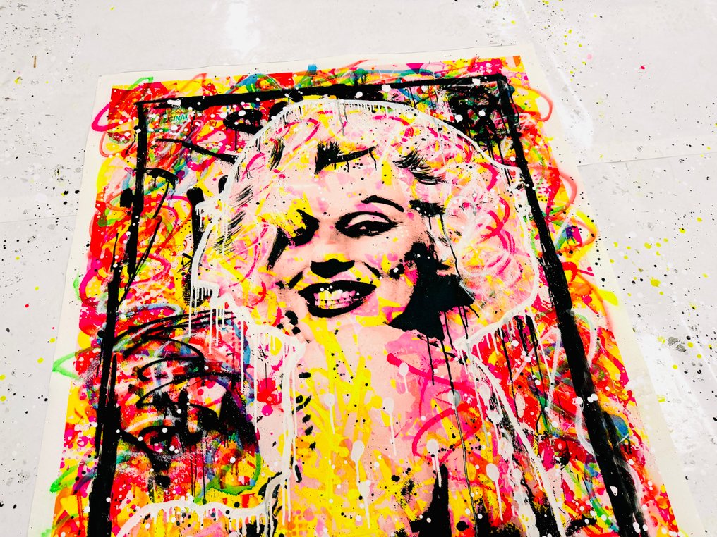 Mikko - Marilyn Monroe Smile On Markers - Super Size XXL (No reserve price!) #3.2