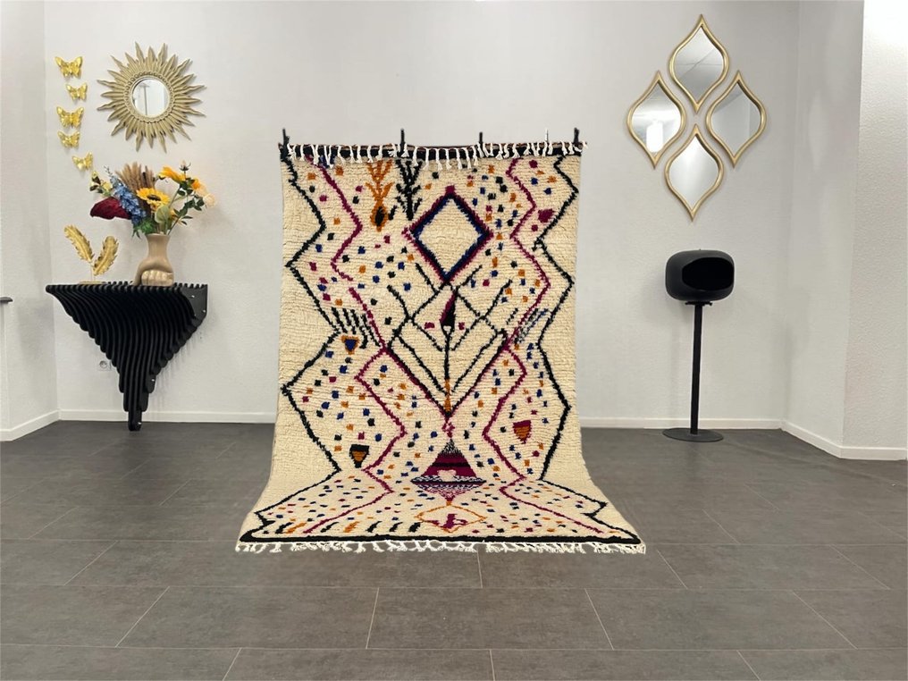 Berber, Moroccan rug with traditional patterns - Carpet - 262 cm - 159 cm - 100% natural wool #1.0