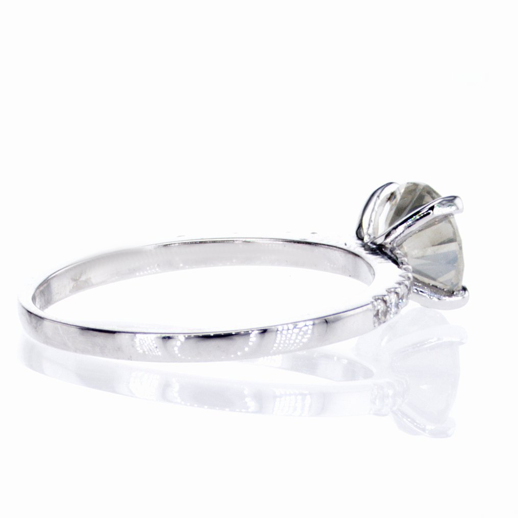 χωρίς τιμή ασφαλείας - Δαχτυλίδι αρραβώνων - 14 καράτια Λευκός χρυσός -  1.15ct. tw. Διαμάντι (Φυσικό) - Διαμάντι #3.2