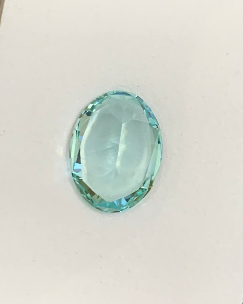 1 pcs Blu Tormalina Paraiba - 25.22 ct - Gemological Institute of America (GIA) - Tourmaline con contenuto di rame #3.2