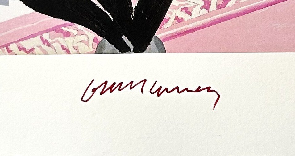 David Hockney - exhibition poster, originally signed. - 1990s #2.1