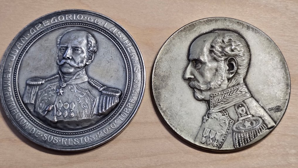 Argentina - Medal - Juan Gregorio De Las Heras 1906 - 1906 #1.0