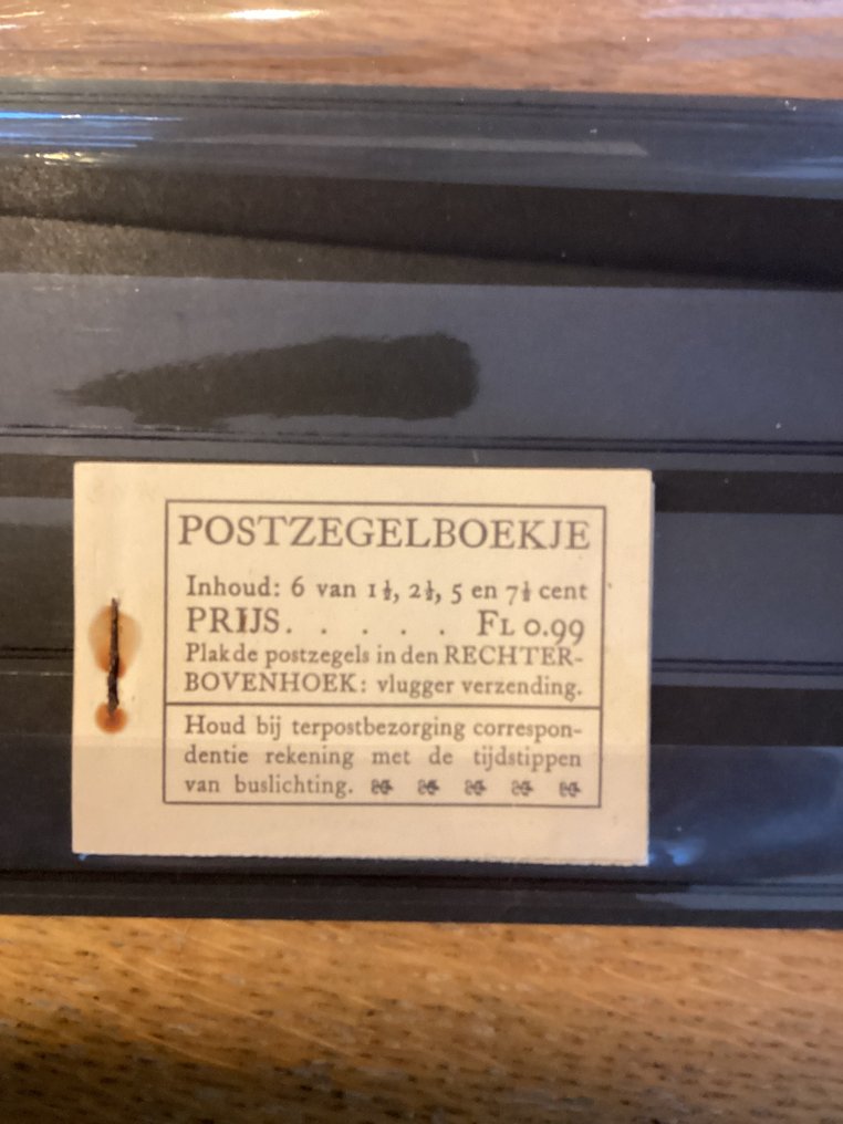 荷兰 1941/1941 - 邮票册38 不钉，1941年出品。N代表不钉。 #1.0