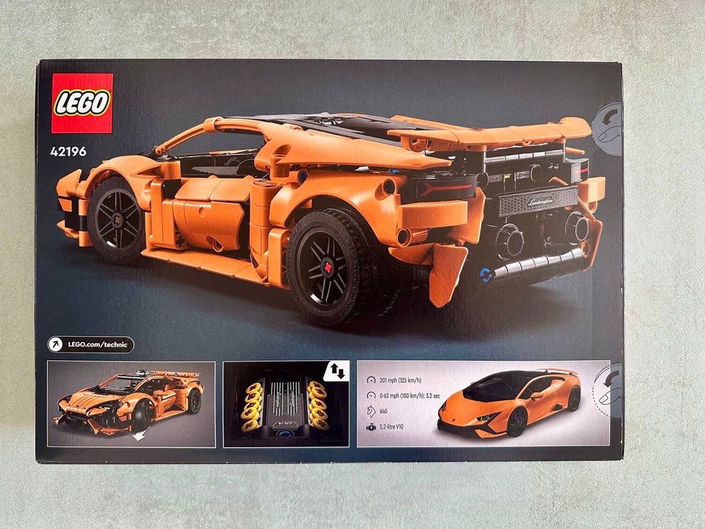 LEGO Set - 42196 - Technic - Lamborghini Huracán Tecnica Orange #4.3