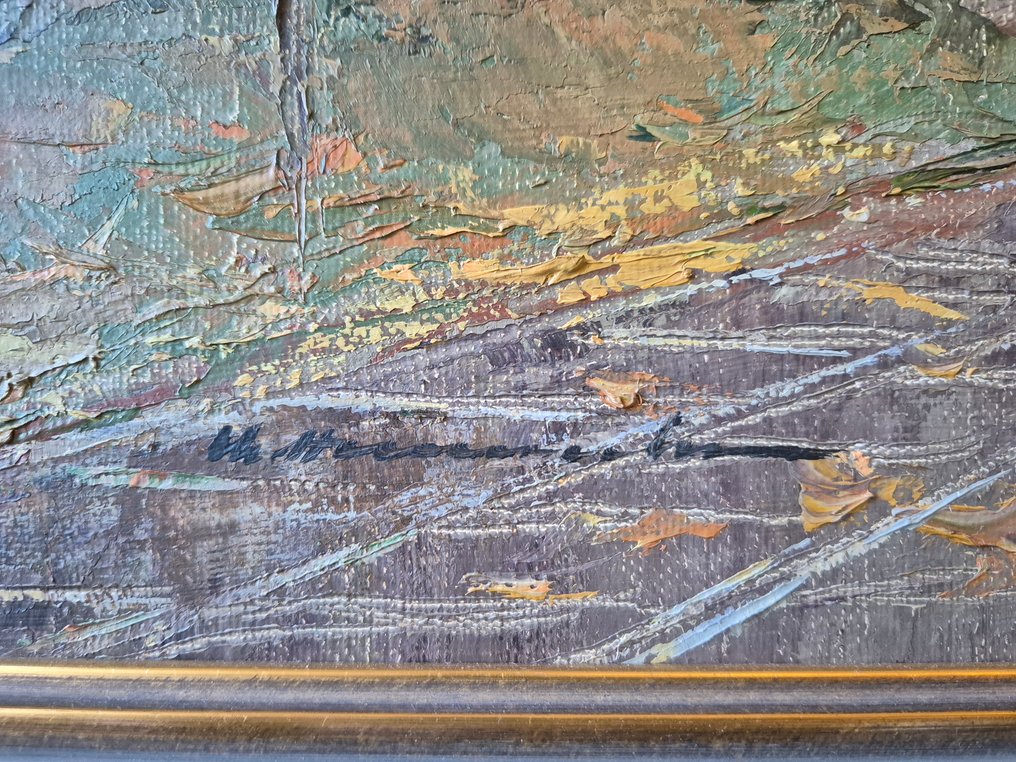 Christian Stemmler (1928) - Herbstansicht einer Gartenterrasse #2.1