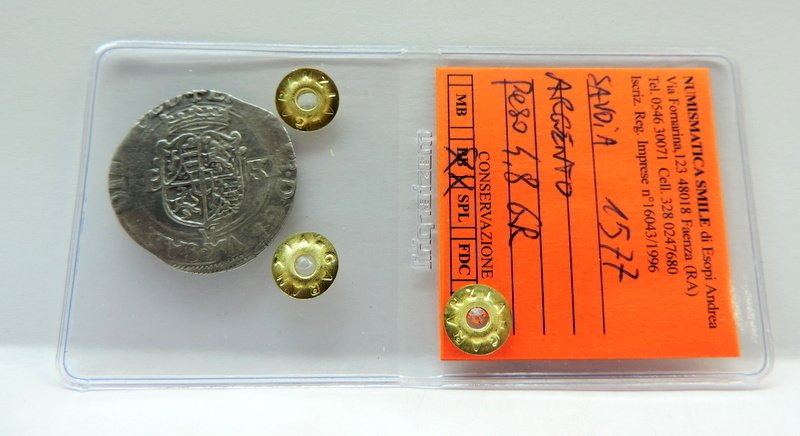 意大利, 萨伏依 Emanuele Filiberto (1559-1580). 4 Soldi 1577 (没有保留价) #1.0