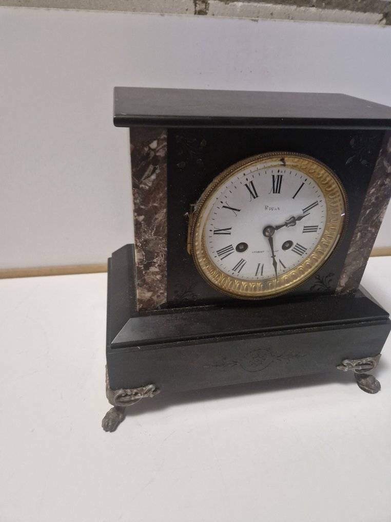 Mantel clock -   Marble, Bronze, Brass - 1850-1900 #1.0
