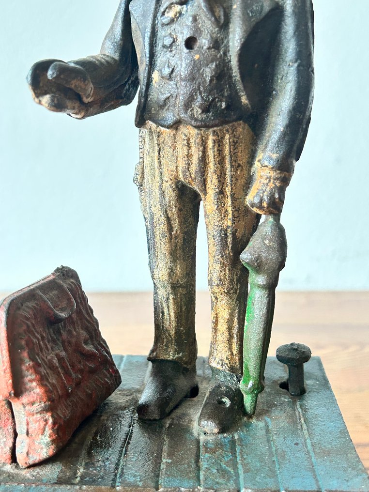 Skarbonka - gietijzer - Uncle Sam - Mechaniczny #3.2