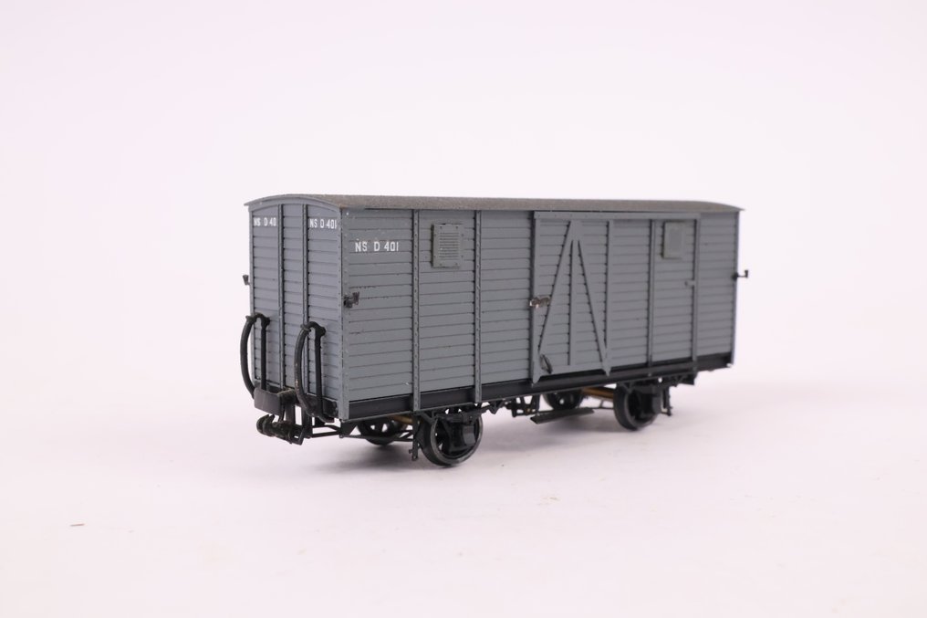Werps/Molekamp H0 - Machetă tren transport marfă (1) - Vagon de marfă închis D 401 - NTM #3.2