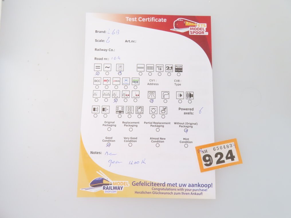 LGB G - 2085D - Tilhengervogn-lokomotiv (1) - 0-6-6-0 Mallet - SEG #4.3