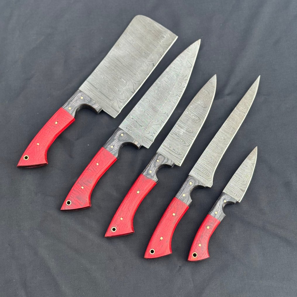 Ensemble de couteaux de table (5) - feuille de dollar #2.1