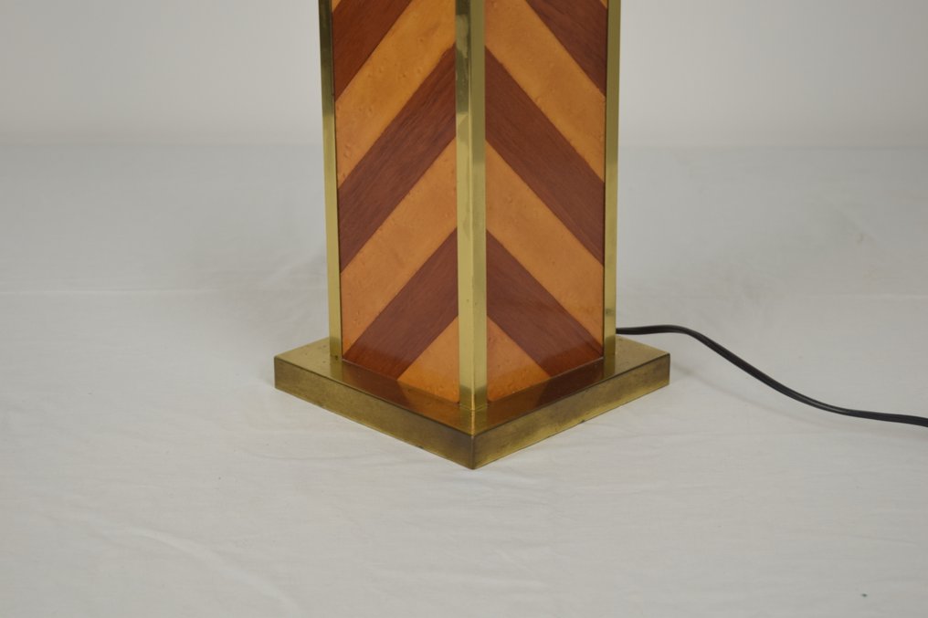 Bordlampe - Messing, Tre #2.1