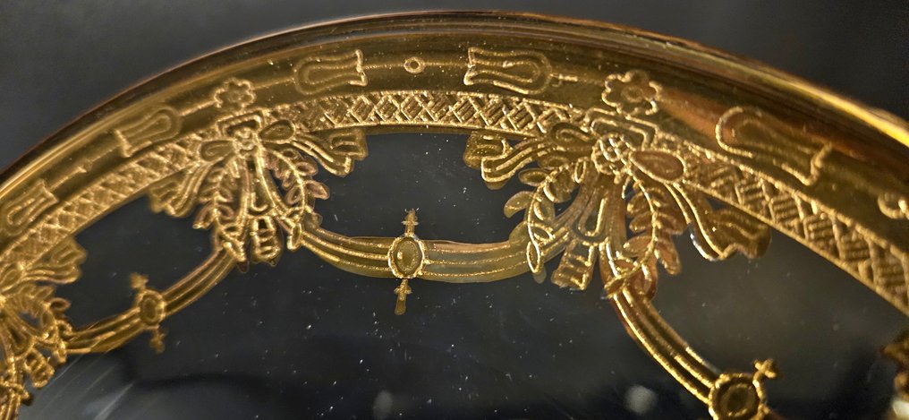 ISMIE LUX - Cake stand - Luxury cake stand, totally handmade in gold. - Crystal #2.1