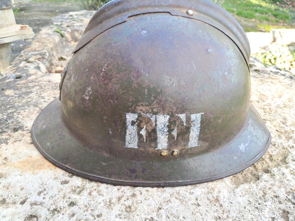 France - FFI - resistance - Military helmet - Adrian M1926 #3.2