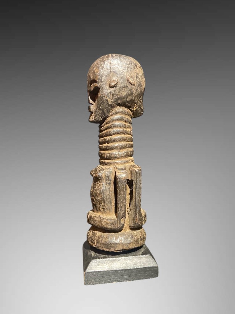 Kis szobor Agni soclée 18 cm - Fetiche dupla testtel és fejjel Agni - Agni - Elefántcsontpart #3.2