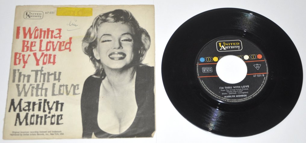 Marilyn Monroe - Curated collection with 18 x 7" singles + 1 special CD + 4 x 7" singles with Marilyn artwork - Multiple titles - 7" EP - 1959 #4.3