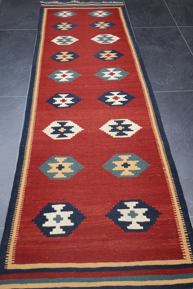 基利姆 - 長條地毯 - 249 cm - 79 cm #4.3