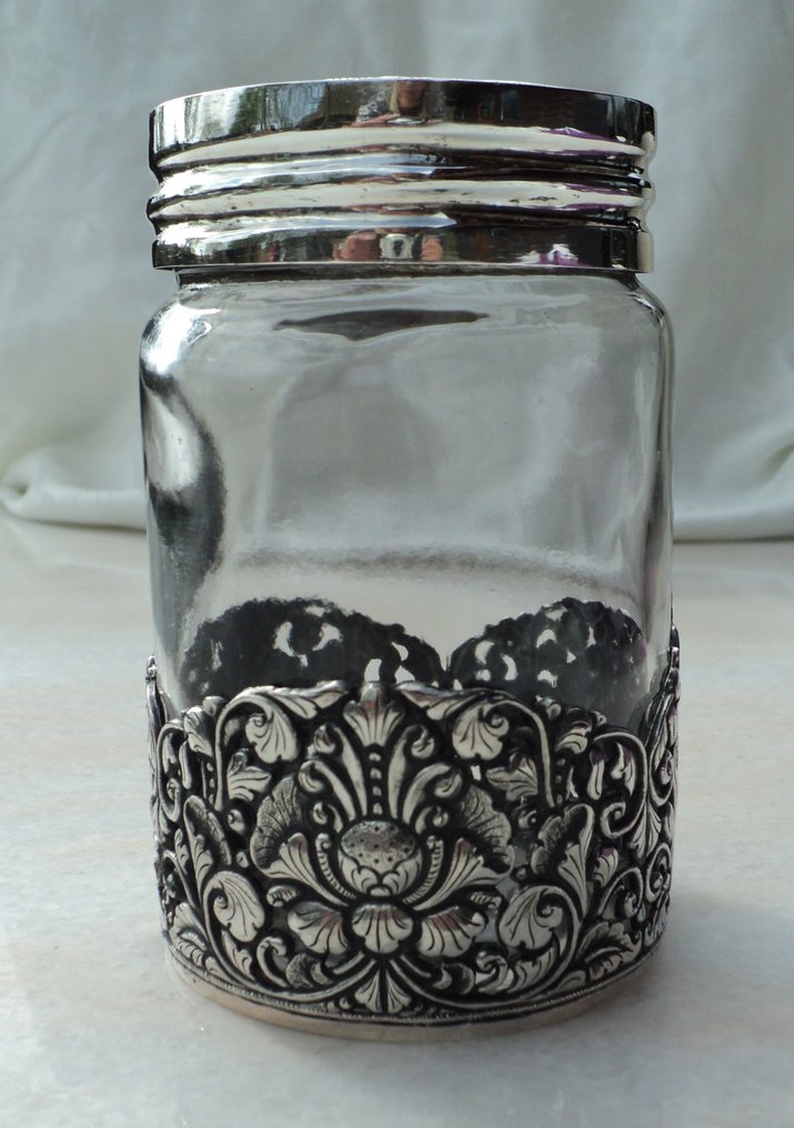 Borcan de gem - .800 argint - Suport pentru ceas argintiu #2.1