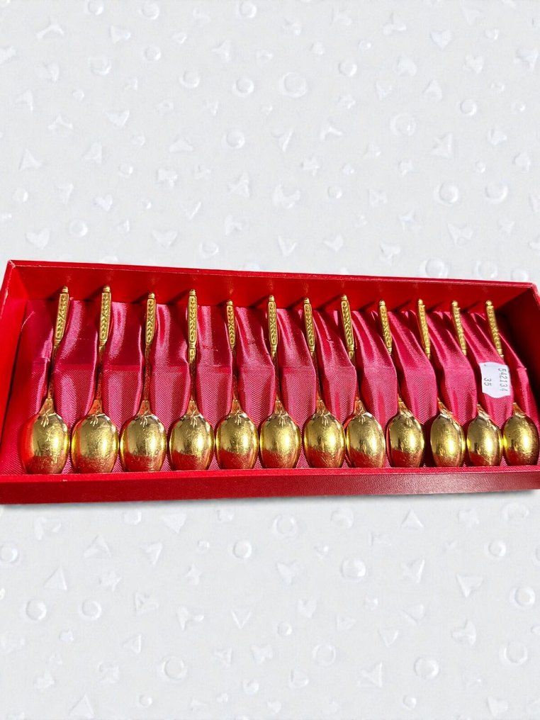 Alfénide (Christofle) - Ske (12) - Forgyldt #3.2