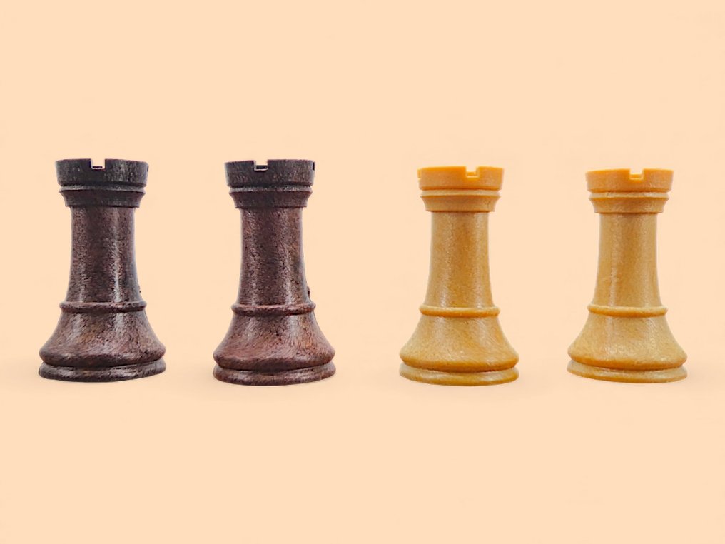 Mesa de jogos - Xadrez com mesa de jogo 'Handkerchief' em Mogano, com xadrez central e inserções em latão. - Madeira - década de 1890 #4.3