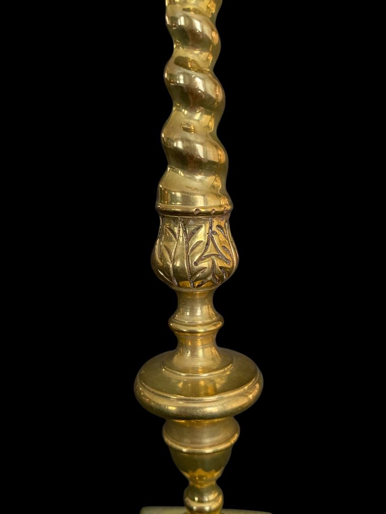 Soporte para velas (2) - Bronce dorado - Altaarkandelaars - 32 cm #4.3