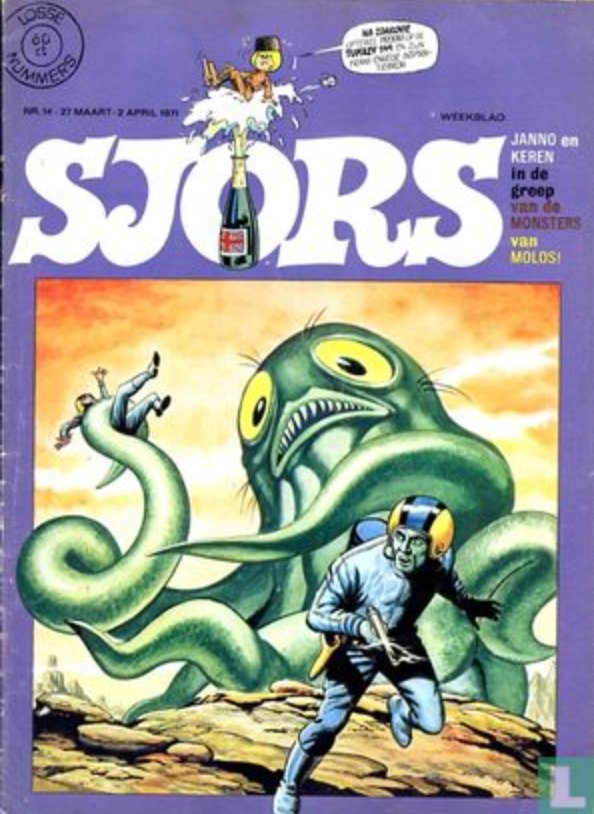 Bus, Bert - 1 Original cover - Trigië - gesigneerd - 1971 #4.3