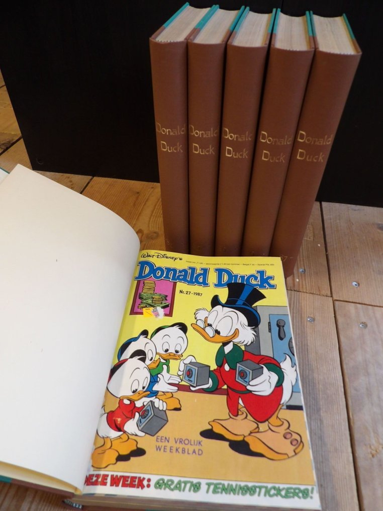 Donald Duck - weekblad jaargang 1985 + 1986 + 1987 - in 6 privé-bundelingen - 6 Album - EO - 1985/1987 #1.0
