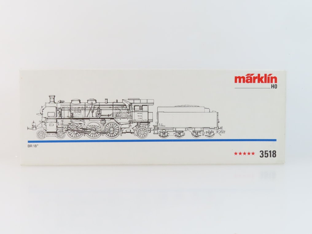 Märklin H0 - 3518 - Steam locomotive with tender (1) - BR 18.4 - DRG #2.1