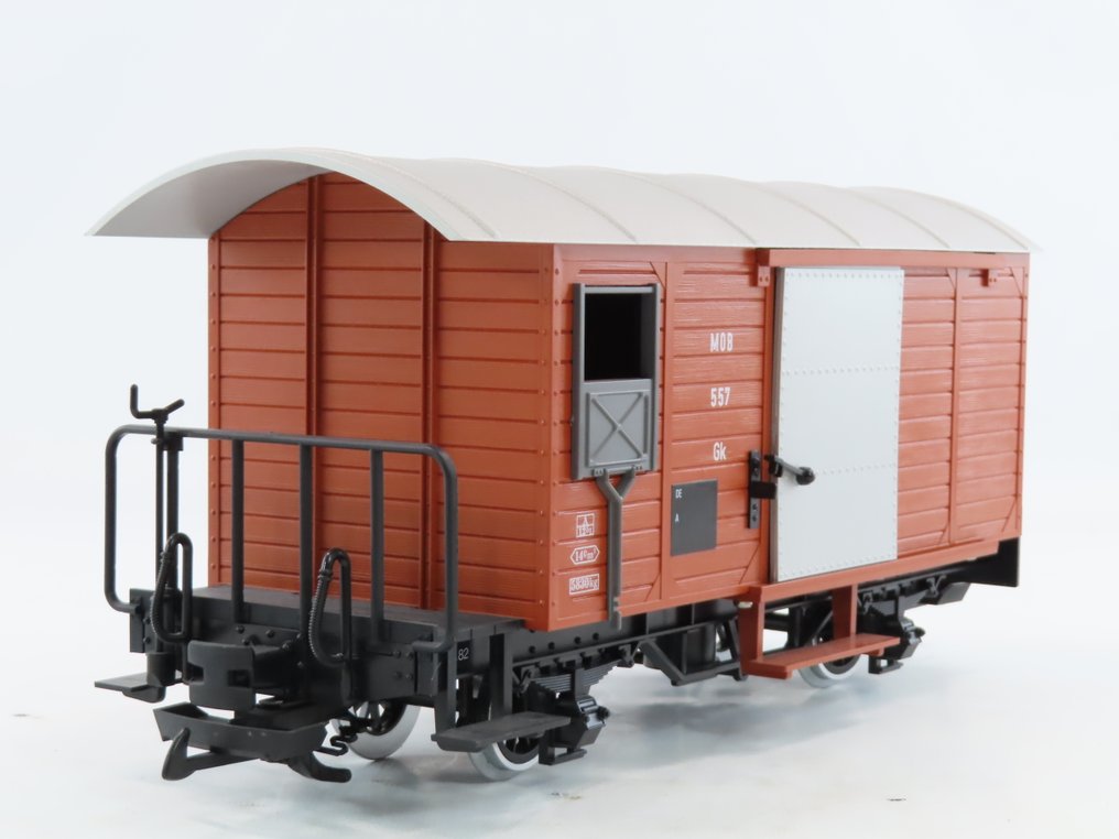 LGB G - 4027 - Godsvagn för modelltåg (1) - 2-sitsig godsvagn - MOB #1.0
