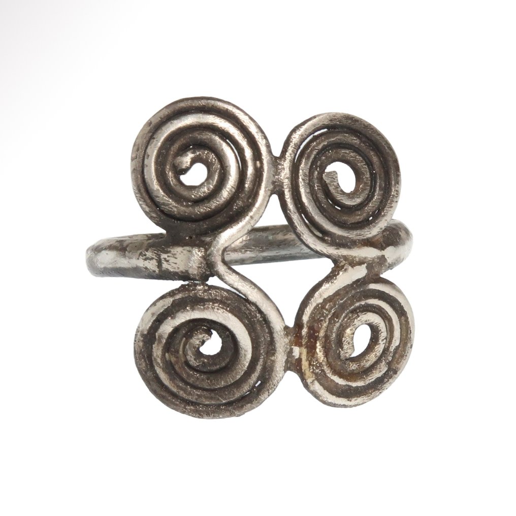 Αντίγραφο του Viking Ασημί Δαχτυλίδι σπειρών #1.0