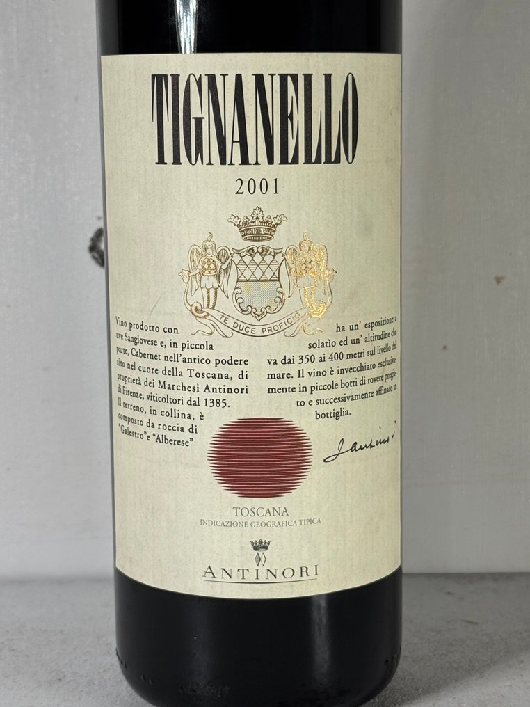 2001 Marchesi Antinori, Tignanello - Toscane IGT - 1 Bouteille (0,75 l) #1.0